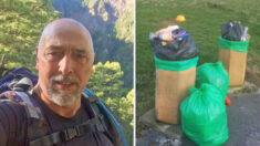 Un collecteur de déchets bénévole de 64 ans « en larmes » après que des adolescentes l’ont aidé en s’engageant à ramasser leurs déchets
