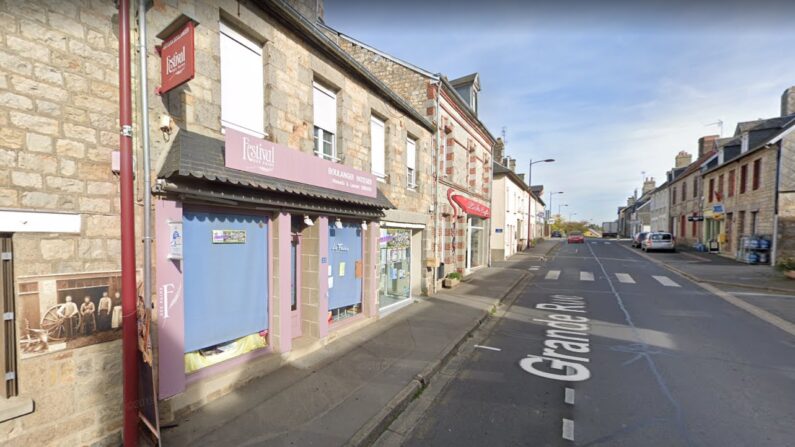 Camille Gohier, 22 ans, a repris la boulangerie de Saint-Georges-de-Rouelley (Manche). (Capture d'écran/Google Maps)