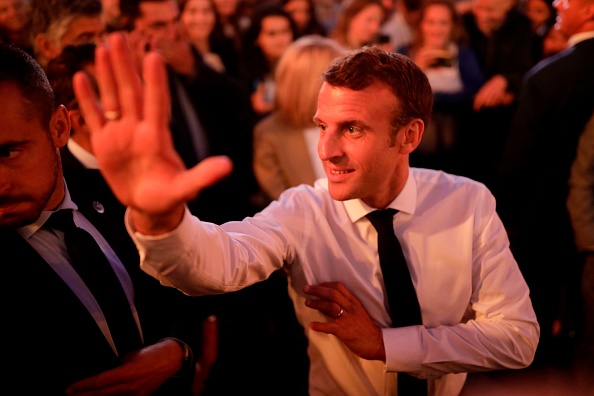 Le Président  Emmanuel Macron.        (Photo : LEWIS JOLY/AFP via Getty Images)