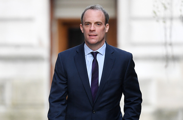 Le ministre britannique des Affaires étrangères Dominic Raab. (Photo :  Peter Summers/Getty Images)