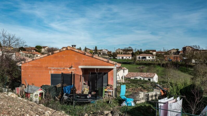 La maison de Delphine et Cédric Jubillar à Cagnac-les-Mines (Tarn), décembre 2020. (FRED SCHEIBER/AFP via Getty Images)