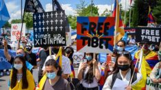Des militants ouïghours et tibétains manifestent contre les JO d’hiver de Pékin