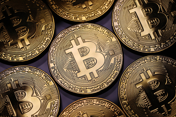 La crypto-monnaie numérique, le bitcoin. (Photo : Dan Kitwood/Getty Images)