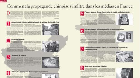 [Infographie] Comment la propagande chinoise s’infiltre dans les médias en France
