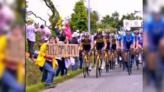 Le Tour de France retire sa plainte contre la spectatrice à la pancarte, placée en garde à vue