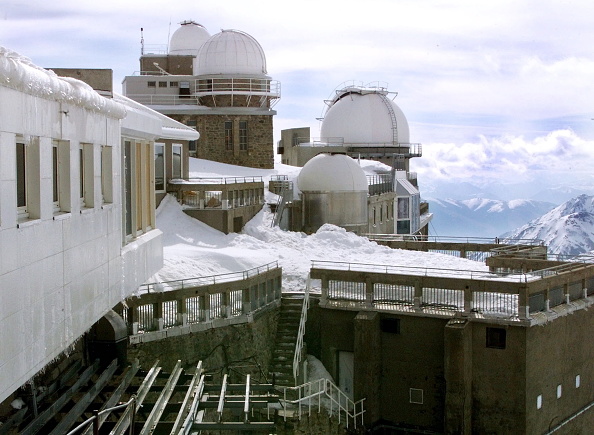 L'observatoire du pic du Midi, observatoire centenaire perché au-dessus de la Bigorre (JEAN-LOUP GAUTREAU/AFP via Getty Images)
