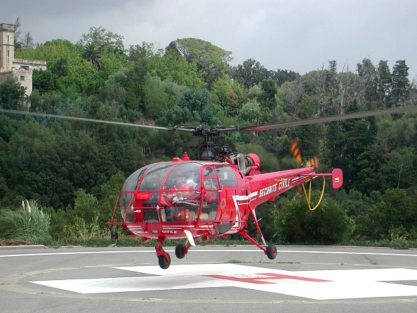 Un hélicoptère de la sécurité civile - (Photo : FRANCOIS GABRIELLI/AFP via Getty Images)