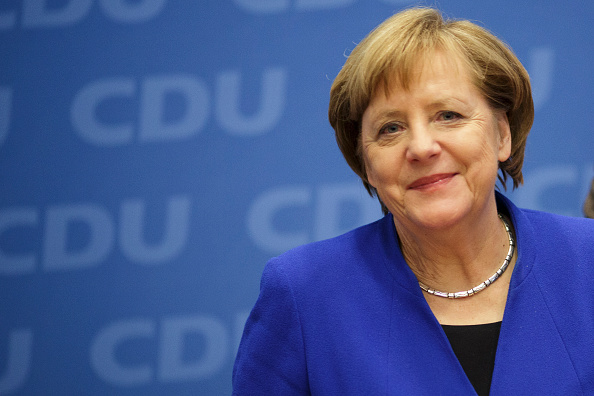 La chancelière allemande Angela Merkel. (Photo : 
Carsten Koall/Getty Images)