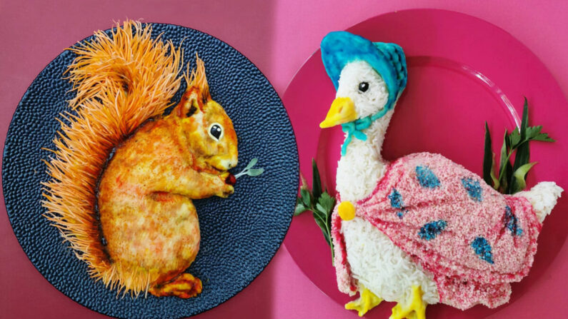 Jolanda Stokkermans, une artiste en Belgique, transforme pour ses enfants les repas quotidiens en œuvres d'art saines et entièrement comestibles. (Avec l'aimable autorisation de Jolanda Stokkermans)