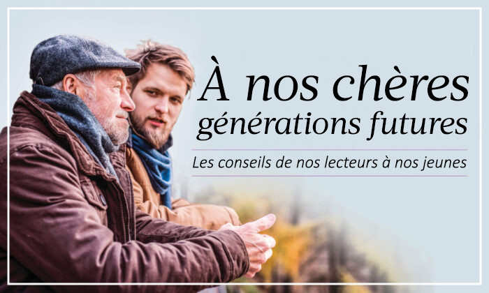 À nos chères futures générations, une rubrique de conseils de nos lecteurs aux jeunes (Shutterstock)