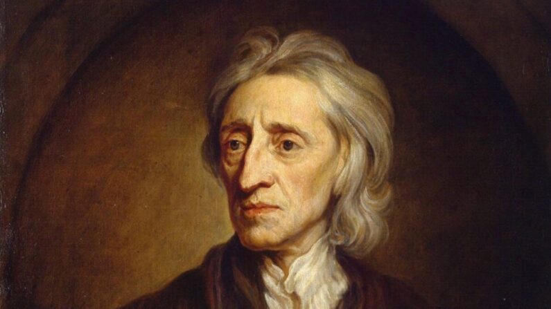 Portrait de John Locke par Sir Godfrey Kneller. (Collection of Sir Robert Walpole, Houghton Hall, 1779)