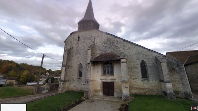 L'église de Longpré-le-Sec (Capture d'écran Google Maps)