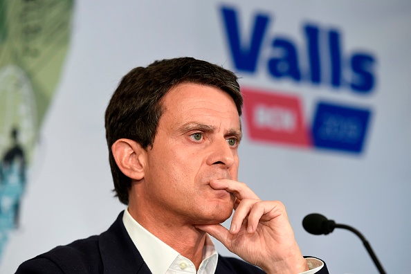 L'ex-Premier ministre Manuel Valls. (Photo : JOSEP LAGO/AFP via Getty Images)