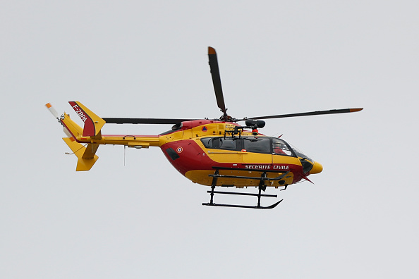 Hélicoptère de la Sécurité Civile. (Photo : ZAKARIA ABDELKAFI/AFP via Getty Images)
