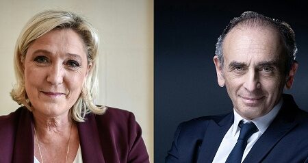 Marine Le Pen assure qu’ « il y a les catholiques traditionalistes, les païens, et quelques nazis » chez Éric Zemmour