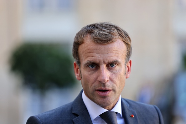 Le Président Emmanuel Macron. (Photo : THOMAS COEX/AFP via Getty Images)