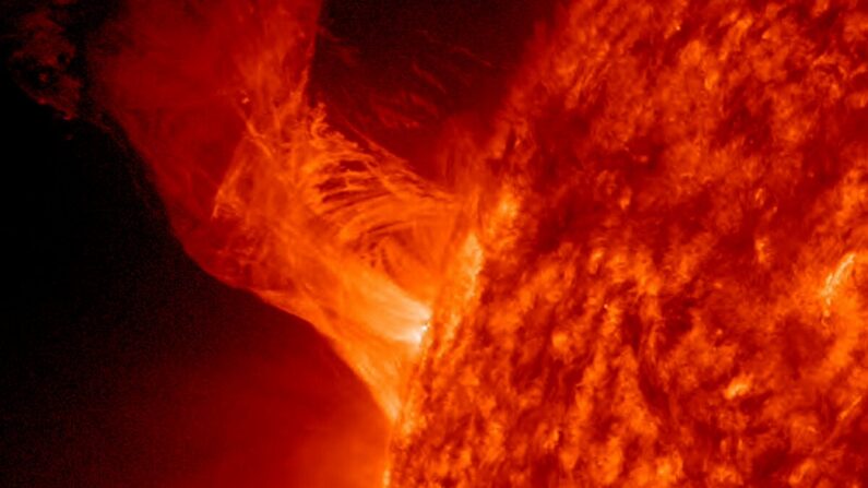 Une éruption solaire (Photo by NASA/SDO via Getty Images)