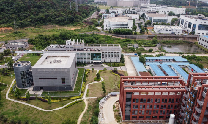 Le laboratoire de niveau P4, sur le campus de l'Institut de virologie de Wuhan, à Wuhan, dans la province chinoise du Hubei (centre), le 13 mai 2020. (Hector Retamal/AFP via Getty Images)