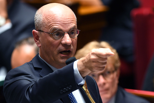 Le ministre de l'Éducation nationale Jean-Michel Blanquer.     (Photo : ERIC FEFERBERG/AFP via Getty Images)