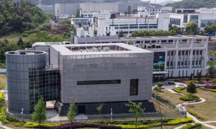 Le laboratoire P4 de l'Institut de virologie de Wuhan, à Wuhan, en Chine, le 17 avril 2020. (Hector Retamal/AFP via Getty Images)