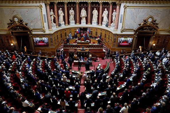 Hémicycle du Sénat.
Photo by THOMAS COEX/AFP via Getty Images