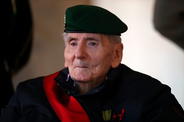 Hubert Germain était le dernier survivant des "Compagnons de la Libération". Il nous a quittés le 12 octobre 2021. (Photo : MICHEL EULER/POOL/AFP via Getty Images)