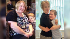 Une mère de 127 kg, trop obèse pour faire des câlins à son fils, retrouve une taille 40 : « Il a cru en moi »