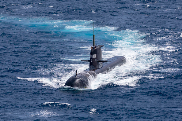 L'Australie doit acquérir huit sous-marins à propulsion nucléaire à la pointe de la technologie. (Photo : POIS Yuri Ramsey/Australian Defence Force via Getty Images)