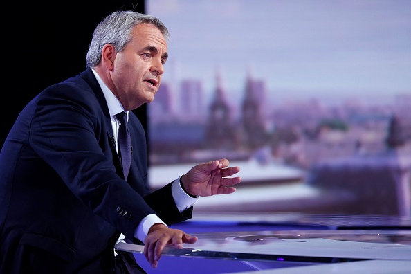 Xavier Bertrand, président de la région des Hauts de France et candidat à l'élection présidentielle de 2022.   (Photo : THOMAS SAMSON/AFP via Getty Images)