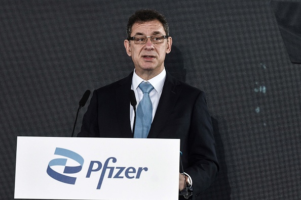 Albert Bourla, PDG de Pfizer. (Photo : SAKIS MITROLIDIS/AFP via Getty Images)