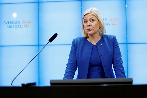 Moins de huit heures après son élection par le Parlement, la nouvelle Première ministre suédoise Magdalena Andersson a été contrainte de démissionner mercredi 24 novembre. (Photo : FREDRIK PERSSON/TT News Agency/AFP via Getty Images)