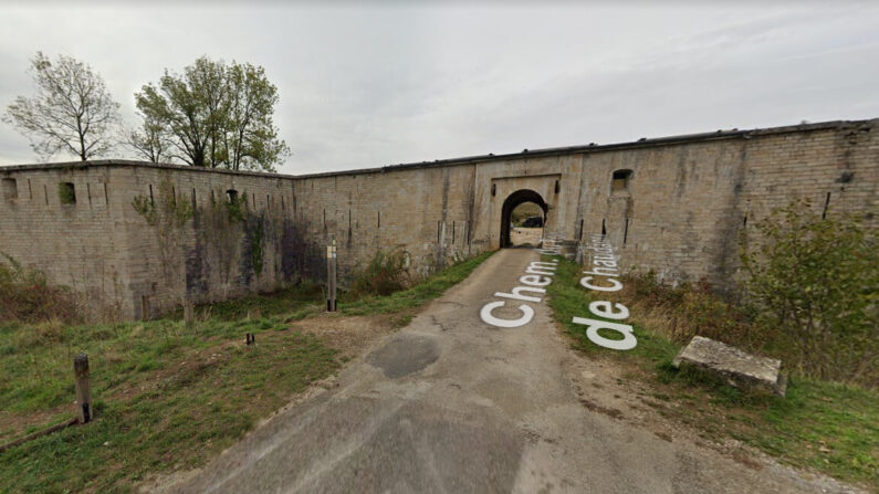 C'est chemin du fort de Chaudanne à Besançon (Doubs) que la remorque a été trouvée. (Capture d'écran/Google Maps)