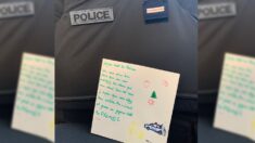 Perpignan : Raphaël, 4 ans, écrit une carte de Noël adorable aux policiers de sa ville