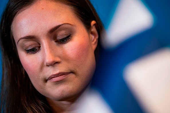 La Première ministre finlandaise Sanna Marin. (Photo : JONATHAN NACKSTRAND/AFP via Getty Images)