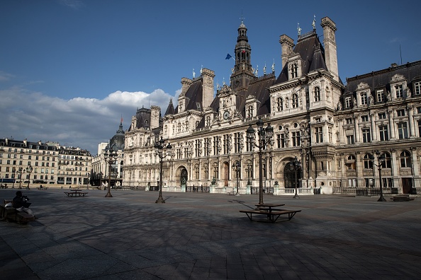 Hôtel de Ville dans le centre de Paris.  (Photo : JOEL SAGET/AFP via Getty Images)
