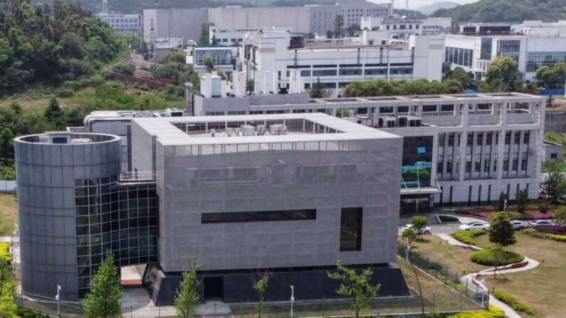 Le laboratoire P4 sur le campus de l'Institut de virologie de Wuhan, à Wuhan, dans la province du Hubei, en Chine, le 13 mai 2020. (Hector Retamal/AFP via Getty Images)