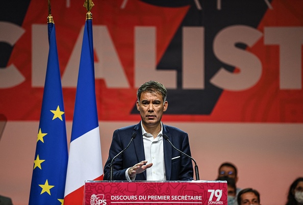 Le premier secrétaire du PS Olivier Faure   (OLIVIER CHASSIGNOLE/AFP via Getty Images)