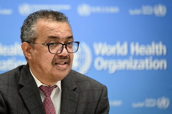 Le directeur général de l'Organisation mondiale de la santé (OMS)Tedros Adhanom Ghebreyesus. (Photo : FABRICE COFFRINI/AFP via Getty Images)