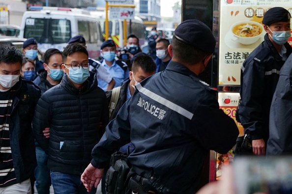 Patrick Lam, le rédacteur en chef du média pro démocratie a été arrêté ce mercredi 29 décembre. (Photo : DANIEL SUEN/AFP via Getty Images)
