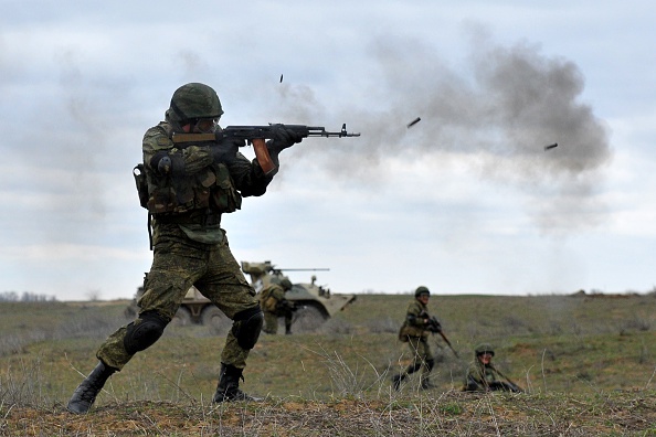 -Illustration- Moscou retire des dizaines de milliers de soldats près de la frontière ukrainienne. Photo SERGEY VENYAVSKY/AFP via Getty Images.