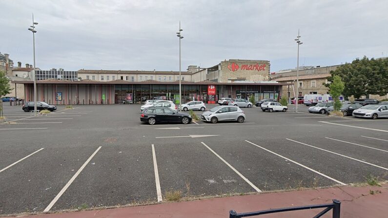 Parking du Carrefour Market rue Jean-Descas - Bordeaux - Google maps