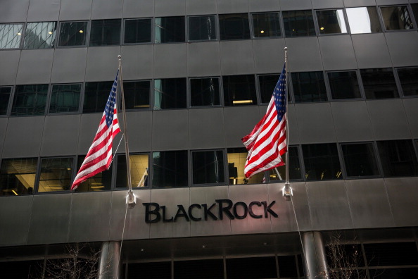 Les locaux de BlackRock, à New York. Crédit : Andrew Burton/Getty Images.