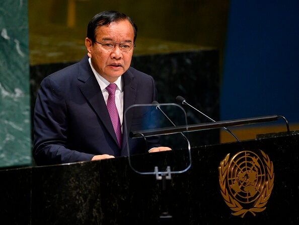 -Le ministre cambodgien des Affaires étrangères Prak Sokhonn a pris cette année la présidence de l’(Asean). Photo de Don Emmert / AFP via Getty Images.