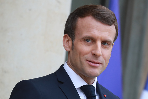 Le Président Emmanuel Macron. (Photo : LUDOVIC MARIN/AFP via Getty Images)