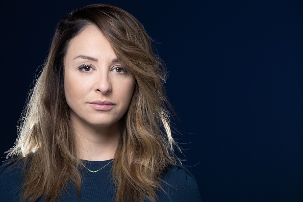 La policière française et déléguée nationale du syndicat Unité SGP Police Linda Kebbab. (JOEL SAGET/AFP via Getty Images)