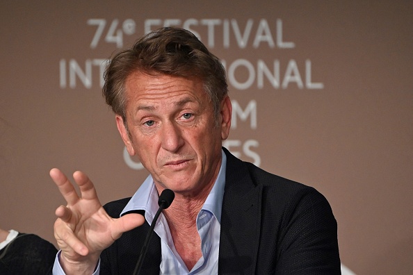 L'acteur américain Sean Penn au festival de Cannes en juillet 2021. (JOHN MACDOUGALL/AFP via Getty Images)