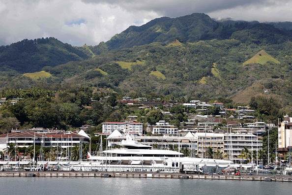 Port de Papeete à Tahiti, Polynésie française  (LUDOVIC MARIN/AFP via Getty Images)