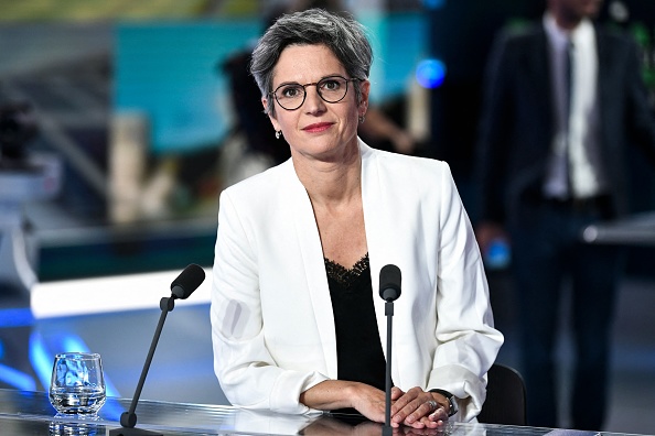Sandrine Rousseau, présidente du conseil politique de Yannick Jadot (STEPHANE DE SAKUTIN/AFP via Getty Images)
