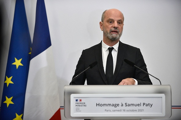 Le ministre français de l'Éducation nationale, Jean-Michel Blanquer  (JULIEN DE ROSA/AFP via Getty Images)