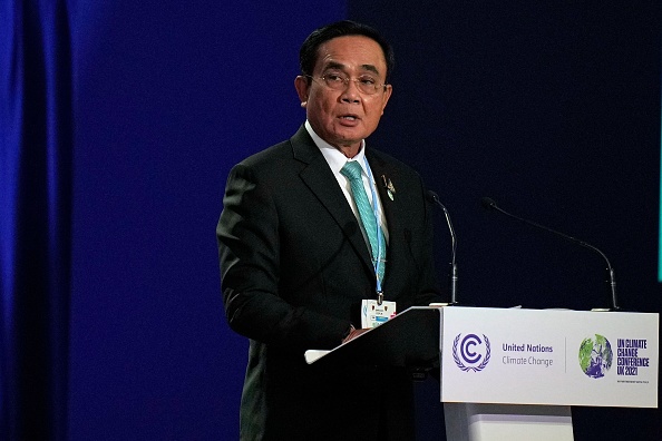 -Le Premier ministre thaïlandais Prayut Chan-o-Cha, lors de la COP26 à Glasgow, en Écosse, le 1er novembre 2021. Photo par Alastair Grant / POOL / AFP via Getty Images.